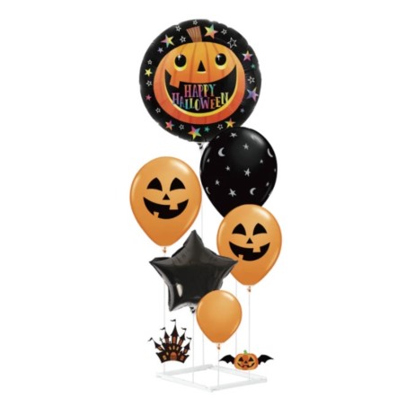 Balony Halloween 6szt. zestaw ze stojakiem DIY