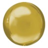 Balon, foliowy 15" ORBZ - kula złota