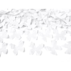 Tuba z motylkami,biały 60 cm