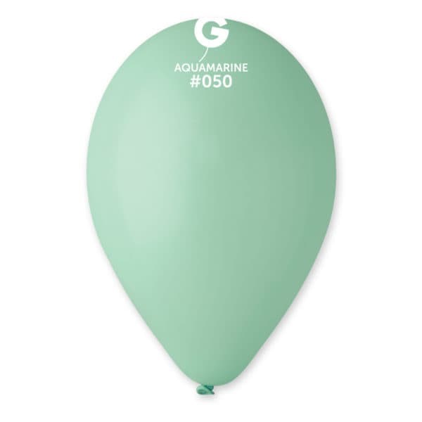 Balon G110 pastel 12" - "Turkusowo-Zie" / 100 szt.