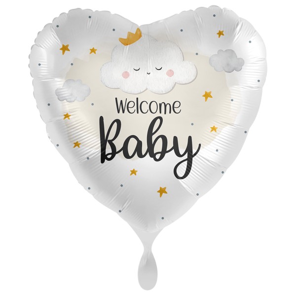 Balon foliowy Little Cloud Welcome Baby 45 cm