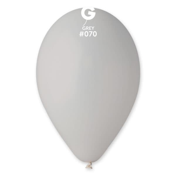 Balon G90  pastel 10" - "szary" / 100 szt.