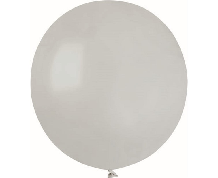 Balony G150 pastel 19 cali - szare/50 szt.