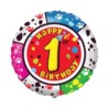 Balon, foliowy 18" FX - Happy Birthday - 1"