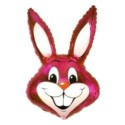 Balon, foliowy 24" FX - "Rabbit (różowy)