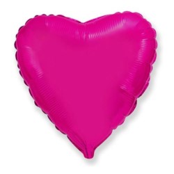 Balon, foliowy 18" FX - "Serce", c.różowy