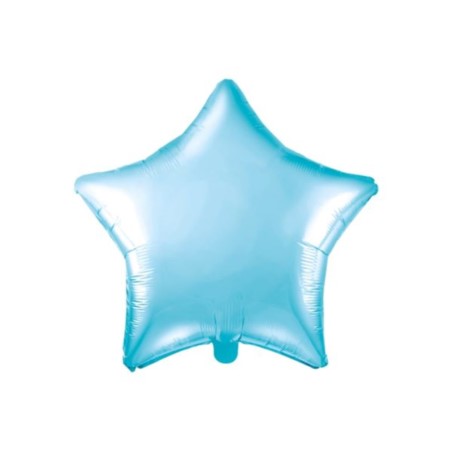 Balon foliowy Gwiazdka, 48cm, błękitny 1 szt.