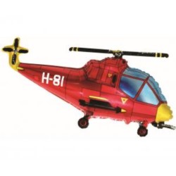 Balon foliowy 24" FX - "Helikopter" (czerwony)