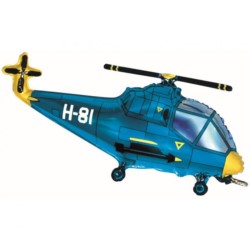 Balon foliowy 24" FX - "Helikopter" (niebieski)