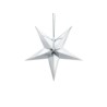 Gwiazda papierowa, 45cm, srebrny