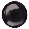 Balon, foliowy 15"ORBZ - kula czarna