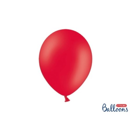 Balony Strong 27cm,Pastel Poppy Red,100