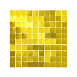 Panel dekoracyjny złoty, przezroczyste tło, 30x30