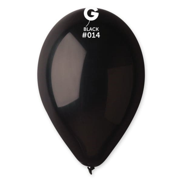 Balon G110 pastel 12" - "czarny" / 100 szt.