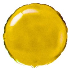 Balon, foliowy 18" FX - "Okrągły" złoty
