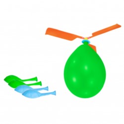 Helikopter z lateksowym balonem z napędem pneumaty