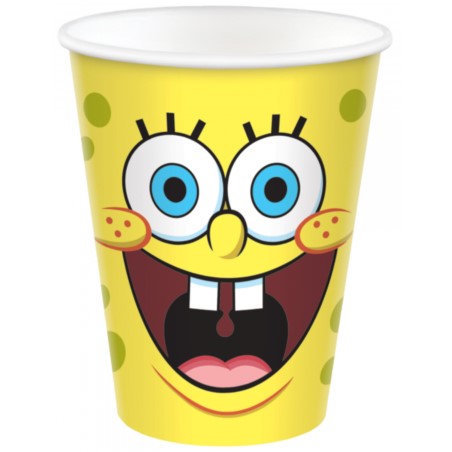 Kubki SpongeBob papier 250 ml / 8szt.