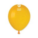 Balon A50 pastel 5" - "ciemno-żółty"