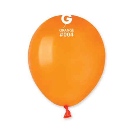 Balon A50 pastel 5" - "pomarańczowy" / 100 szt.