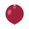 Balony G150 pastel 19" - bordowe 47/ 50 szt.