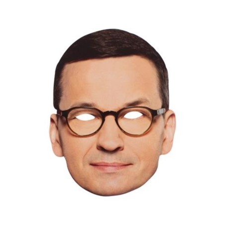 Maska papierowa "Mateusz Morawiecki"