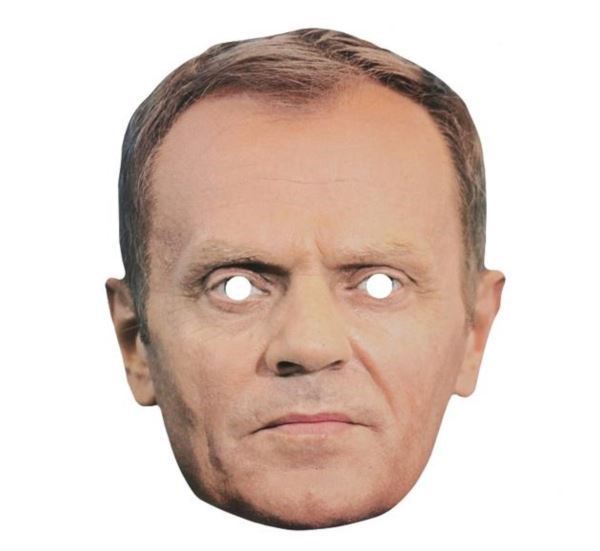 Maska papierowa "Donald Tusk"