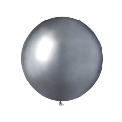 Balony GB150 shiny 19 cali - srebrne/ 5 szt.