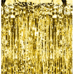 Kurtyna imprezowa złota 100 x 250 cm