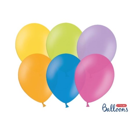 Balony Strong 30 cm, Pastel Mix, 100 szt.