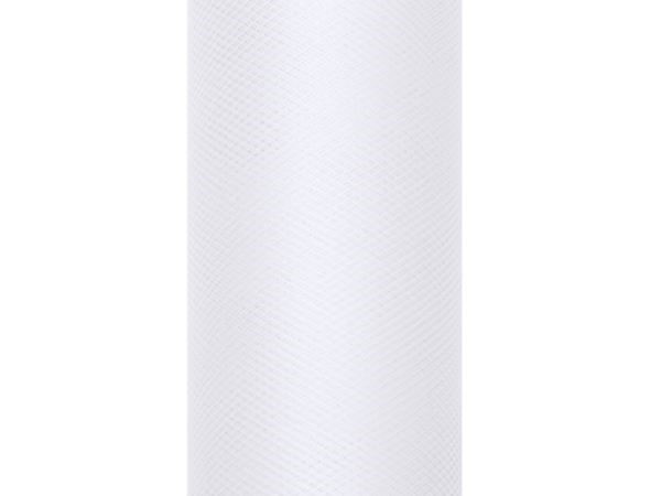 Tiul gładki, biały 0,5 x 9 m