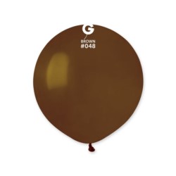 Balony G150 pastel 19" - Brązowe 48/ 50 szt.