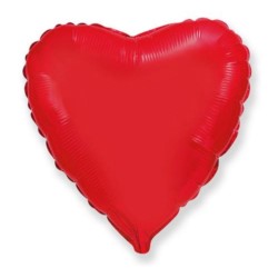 Balon, foliowy 18" FX "serce" czerwone