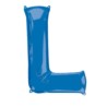 Balon foliowy Litera "L" niebieski, 58x81 cm