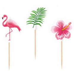 Pikery Flamingo Paradise 20 szt.