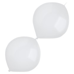 Balony lateksowe do girland Biały 50szt 30cm