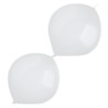 Balony lateksowe do girland Biały 50szt 30cm