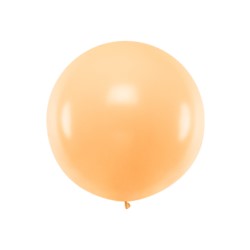 Balon okrągły 1m, Pastel Light Peach 1 szt.