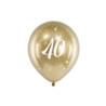 Balony Glossy 30cm, 40, złoty