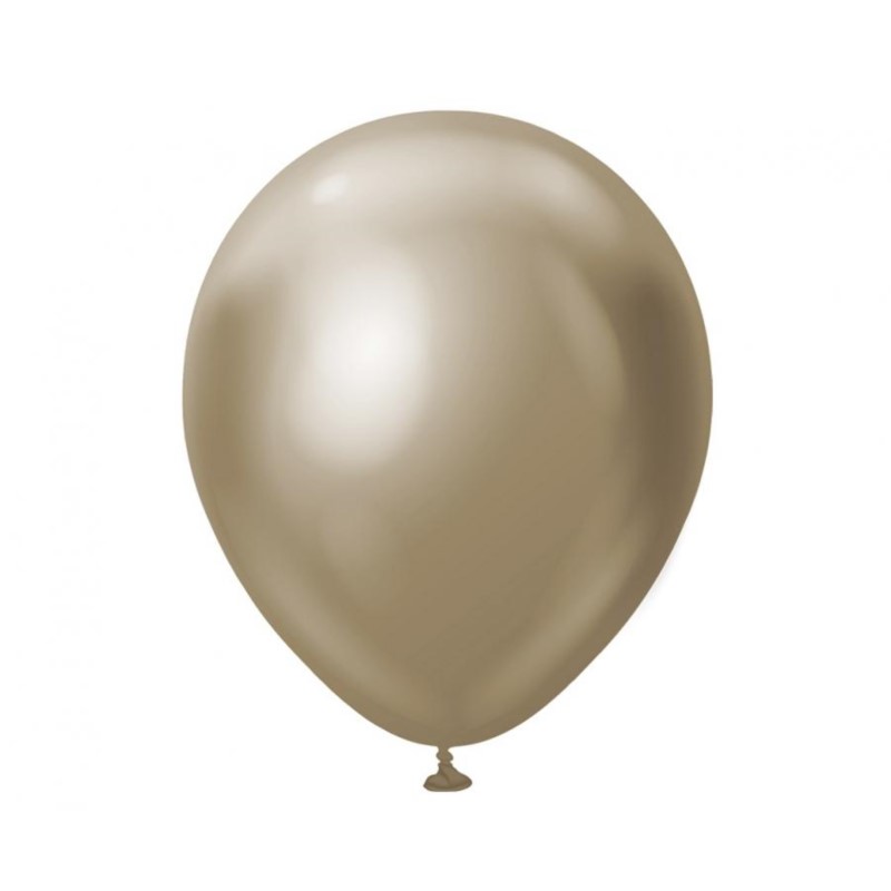 Balony Beauty&Charm, platynowe szampańskie 5"/20s