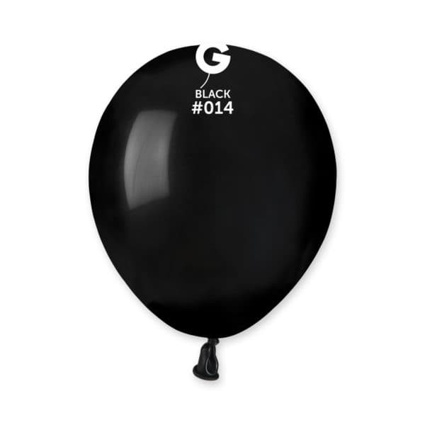 Balon A50 pastel 5" - "czarny"/ 100szt.