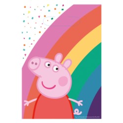 Torebki na prezent Peppa Pig papier 23,4 x 16,2 cm