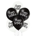 Balony 12" Happy Birthday 6 szt.