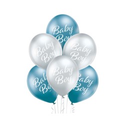 Balony 12"  Baby Boy 6 szt.