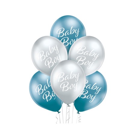 Balony 12"  Baby Boy 6 szt.