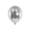 Balony Glossy 30cm, srebrny / 10szt.