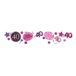 Konfetti "40" Urodziny Blyszczacy 34 g