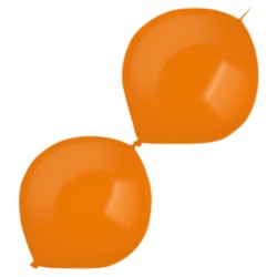 Balony lateksowe do girland pomarańczow 50szt 30cm