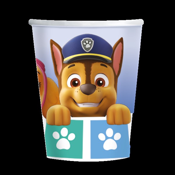 Kubki Paw Patrol papier 250 ml / 8szt.