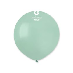 Balony G150 pastel 19 cali - turkusowo-zielony