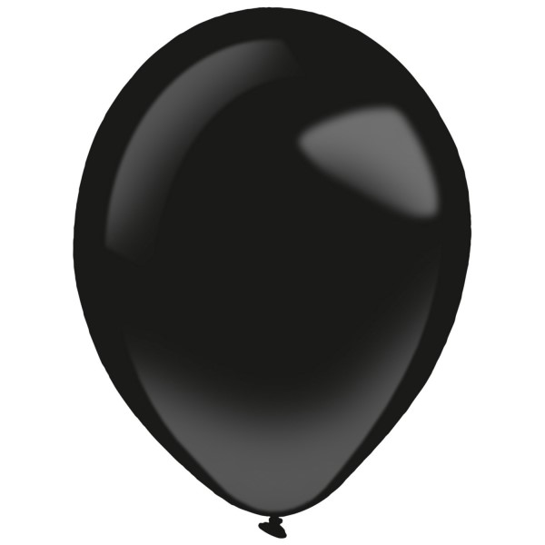 Balony lateksowe Decorator Jet Black Fashion 13cm
